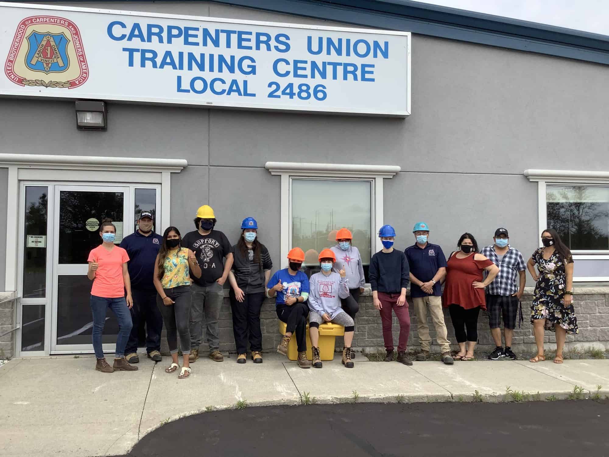 Carpenters Union Training Centre Group Photo